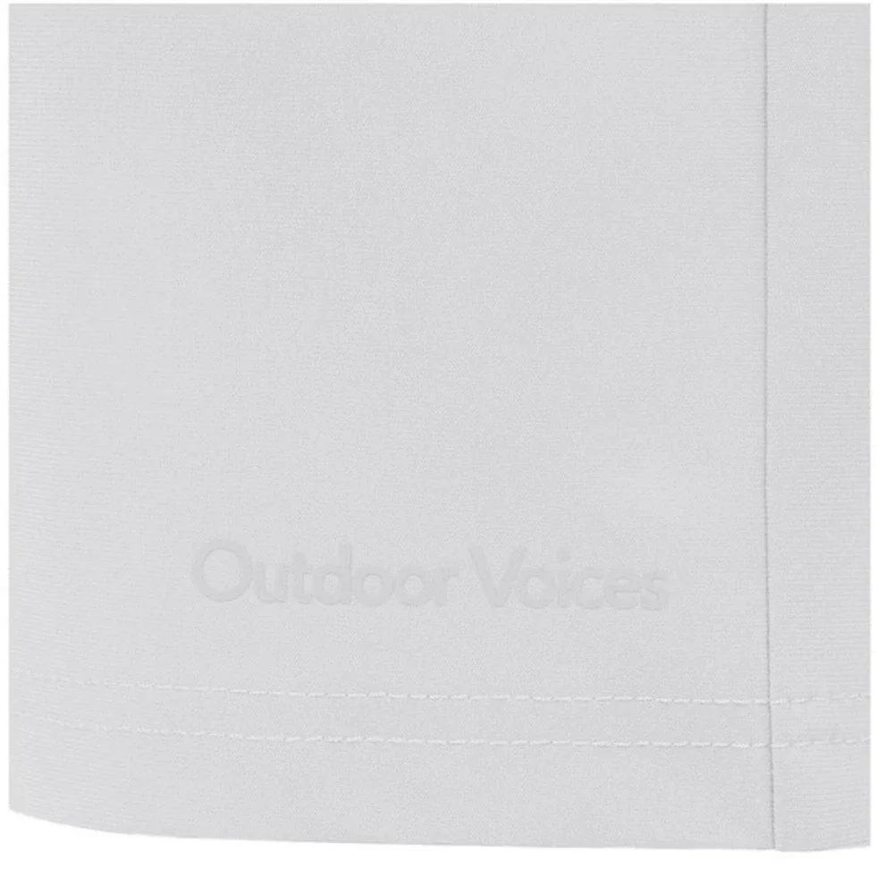 Outdoor Voices Gray HiFlex Men Athletic Moisture Wicking Zip Pockets Shorts L